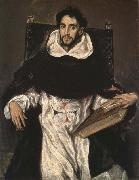 El Greco Fray Hortensio Felix Paravicino y Arteaga France oil painting artist